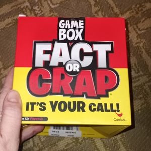 Fact or Crap Party Card Game